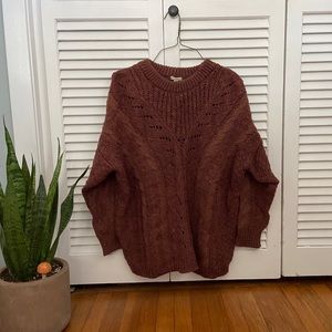 Chunky knit sweater